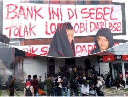 Kantor BSG Disegel! Mahasiswa dan Rakyat Gorontalo Desak Pemerintah Daerah Tarik Saham