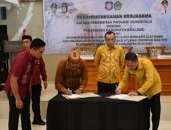 Pemkab Boalemo dan Pemprov Gorontalo Teken Kerja Sama Sistem Kinerja ASN Berbasis Elektronik