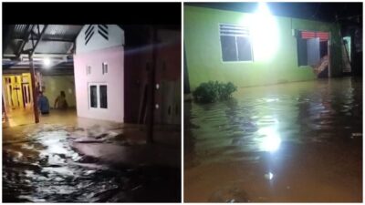Dua Jam Diguyur Hujan, Desa Mohungo Tilamuta Kembali Dilanda Banjir