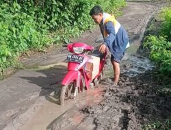 Akses Terhambat, Jalan Berlumpur di Limbatihu Boalemo Dikeluhkan Warga