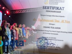 Direktur RSUD drg. Clara Gobel Dikukuhkan sebagai Orang Tua Asuh Penanganan Stunting di Gorontalo