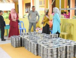 Kadis Kesehatan Boalemo Dampingi Wabup Lahmudin Distribusi Program Makan Bergizi Gratis di SMA 1 Tilamuta