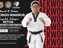 Sugondo Makmur Terpilih Aklamasi Jadi Ketua Taekwondo Indonesia Kabupaten Gorontalo