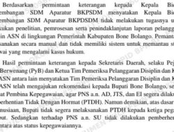 Salah Persepsi Temuan BPKSDM, Fahrul Wahidji: Kabid Dan Bupati lama Bisa Terseret Perbuatan melawan Hukum.