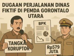 Dugaan Perjalanan Dinas Fiktif di Pemda Gorontalo Utara: Fahrul Wahidji Soroti Temuan Rp579 Juta, Siap Laporkan ke Kejati