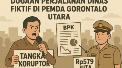 Dugaan Perjalanan Dinas Fiktif di Pemda Gorontalo Utara: Fahrul Wahidji Soroti Temuan Rp579 Juta, Siap Laporkan ke Kejati