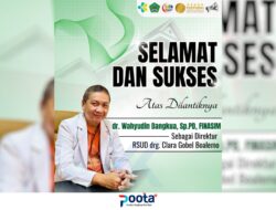 dr. Wahyudin Dangkua Resmi Dilantik Jadi Direktur RSUD drg. Clara Gobel Boalemo, Publik Tunggu Terobosan Pelayanan Kesehatan