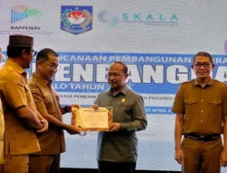 Boalemo Sabet Dua Penghargaan Terbaik pada Musrembang Provinsi