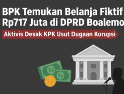 BPK Temukan Belanja Fiktif Rp717 Juta di DPRD Boalemo, Aktivis Desak KPK Usut Dugaan Korupsi
