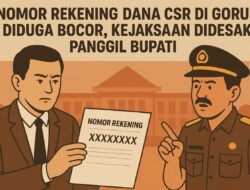 Nomor Rekening Dana CSR Gorut Diduga Bocor, Kejaksaan Didesak Panggil Bupati