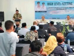 Bupati Rum Pagau Buka High Level Meeting Evaluasi PBB Triwulan III di Boalemo