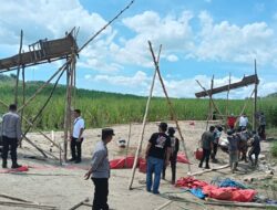 Polres Boalemo Tertibkan Tambang Emas Ilegal di Perkebunan Tebu PT PG Gorontalo