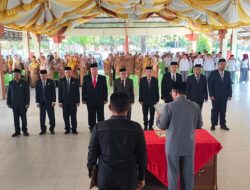 Lantik 9 Pejabat Pimpinan Tinggi Pratama Pemkab Boalemo, Rum Pagau Tegaskan Tak Ada Ruang Kerja Santai