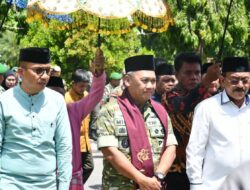 Bupati Rum Pagau Sambut Kunjungan Kerja Pangdam XIII/Merdeka di Boalemo