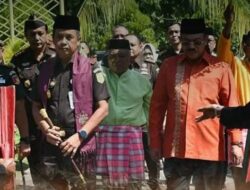 Bupati Rum Pagau Sambut Kunjungan Kerja Kajati Gorontalo Riyono di Rumah Jabatan Bupati Boalemo