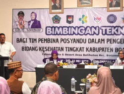 Perkuat Transformasi Kesehatan, Bupati Rum Pagau Buka Bimtek Tim Pembina Posyandu Boalemo