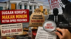 Capai Ratusan Juta, APH Didesak Usut Dugaan Korupsi Makan Minum Ketua DPRD Provinsi