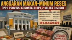 Diduga Ada Indikasi Korupsi, Anggaran Makan-Minum Reses DPRD Provinsi Gorontalo Rp4,2 Miliar Disorot