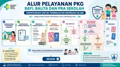 Ketahui Alur Pelayanan PKG Terintegrasi untuk Imunisasi Kejar di Posyandu dan Puskesmas