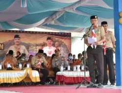 Wabup Lahmudin Buka Kemah Budaya Pohuwayama Penggalang II di Paguyaman
