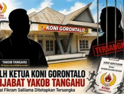 PLH Ketua KONI Gorontalo Dijabat Yakob Tangahu Usai Fikram Salilama Ditetapkan Tersangka