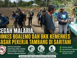 Cegah Malaria, Dinkes Boalemo dan BKK Kemenkes Sasar Pekerja Tambang di Saritani