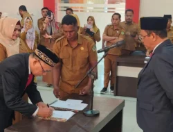 Bupati Rum Pagau Lantik dr. Roni Imran Jadi Direktur RSUD Clara Gobel, Sutriyani Lumula Kembali Fokus di Dinkes