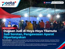 Dugaan Judi di Hoya-Hoya Tilamuta Jadi Sorotan, Pengawasan Aparat Dipertanyakan